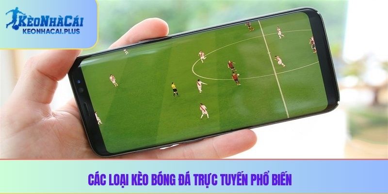 Các loại kèo bóng đá trực tuyến phổ biến